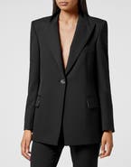 PHILIPP PLEIN Cady Blazer Crystal Skull With Crystals Women