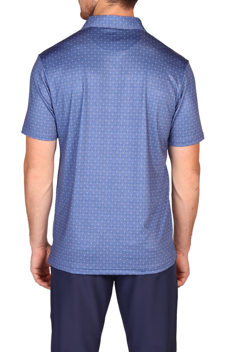 TailorByrd Golf Clubs Performance Polo, Alternate, color, Denim