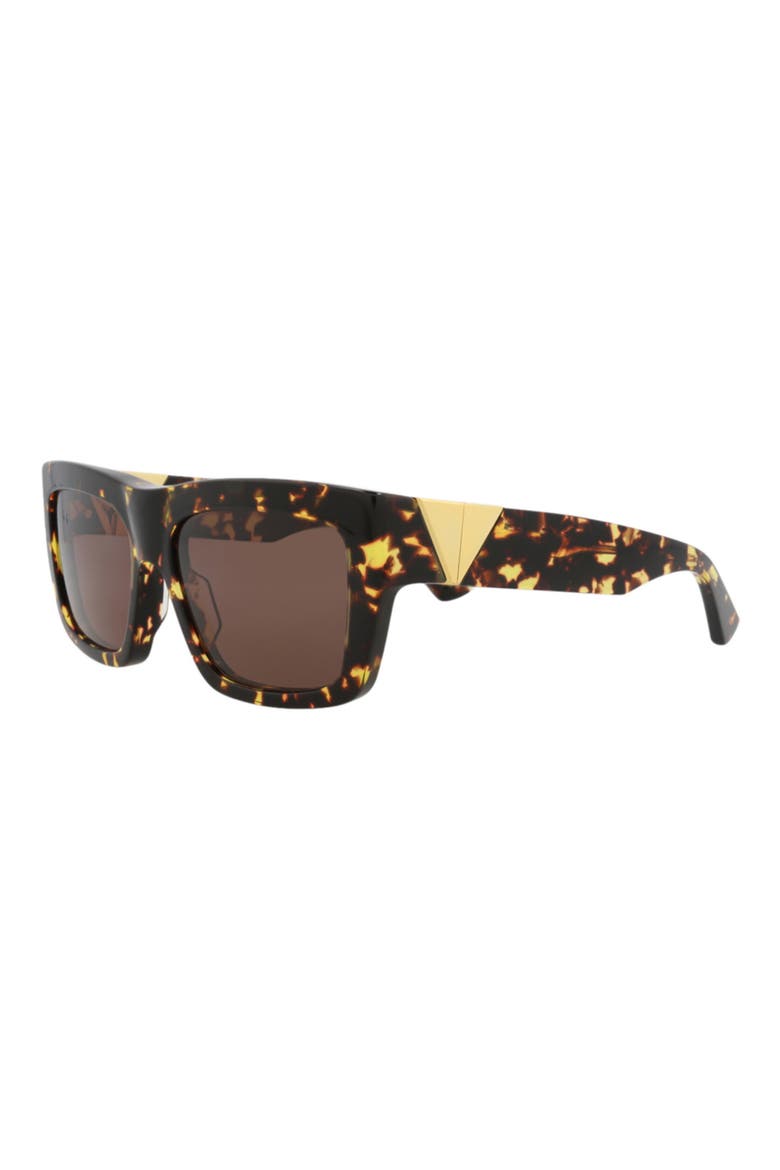 57mm Square Sunglasses, Alternate, color, HAVANA HAVANA BROWN