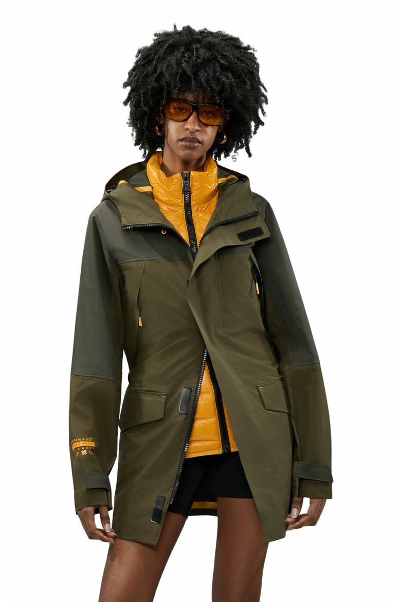 Unisex  Valmorel 3-In-1 Hooded Raincoat, Main, color, Olive