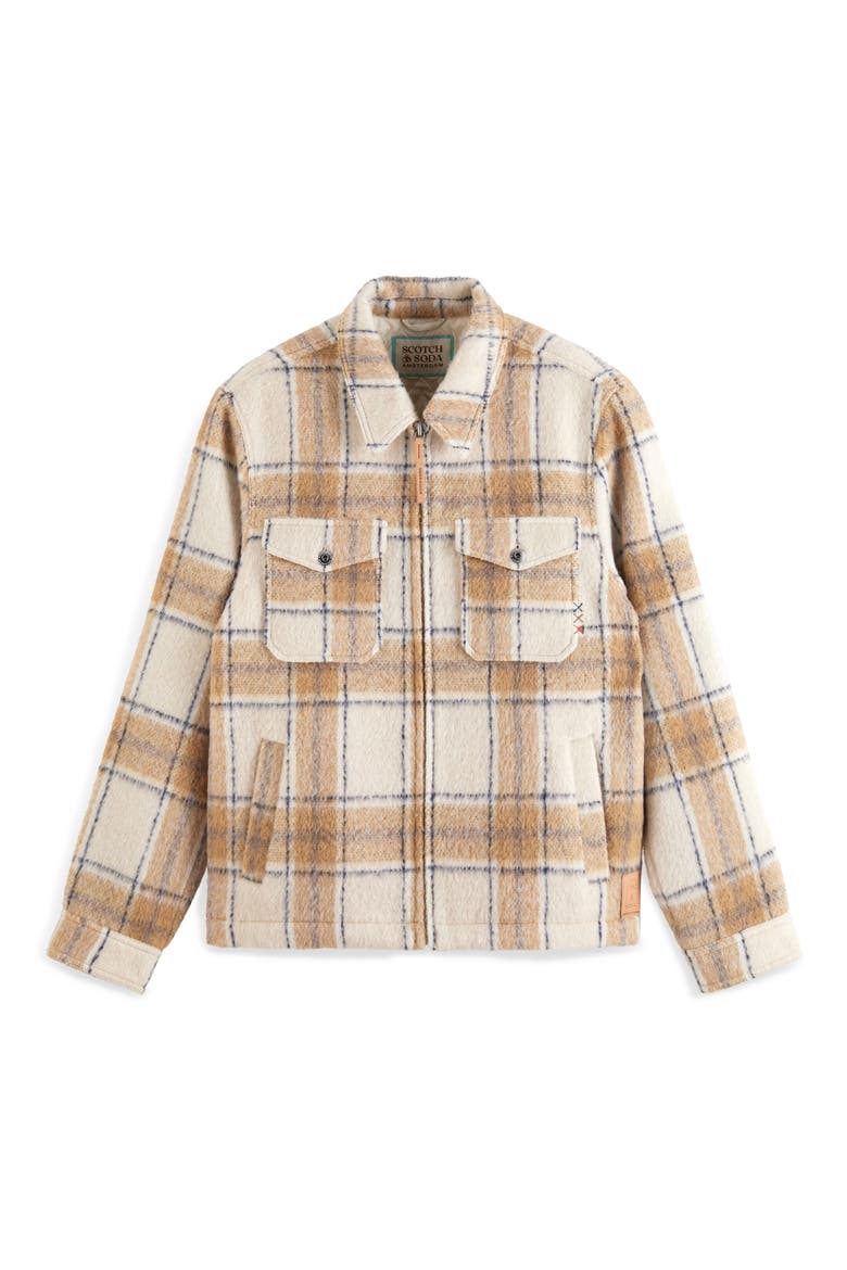 Hefe Plaid Fleece Zip Jacket (Men) | Nordstromrack