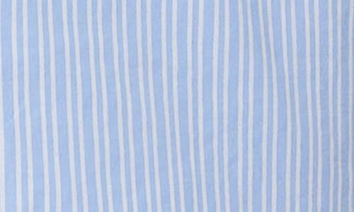 SCOTCH & SODA SCOTCH & SODA STRIPE SIDE TIE BUTTON-UP COTTON SHIRT