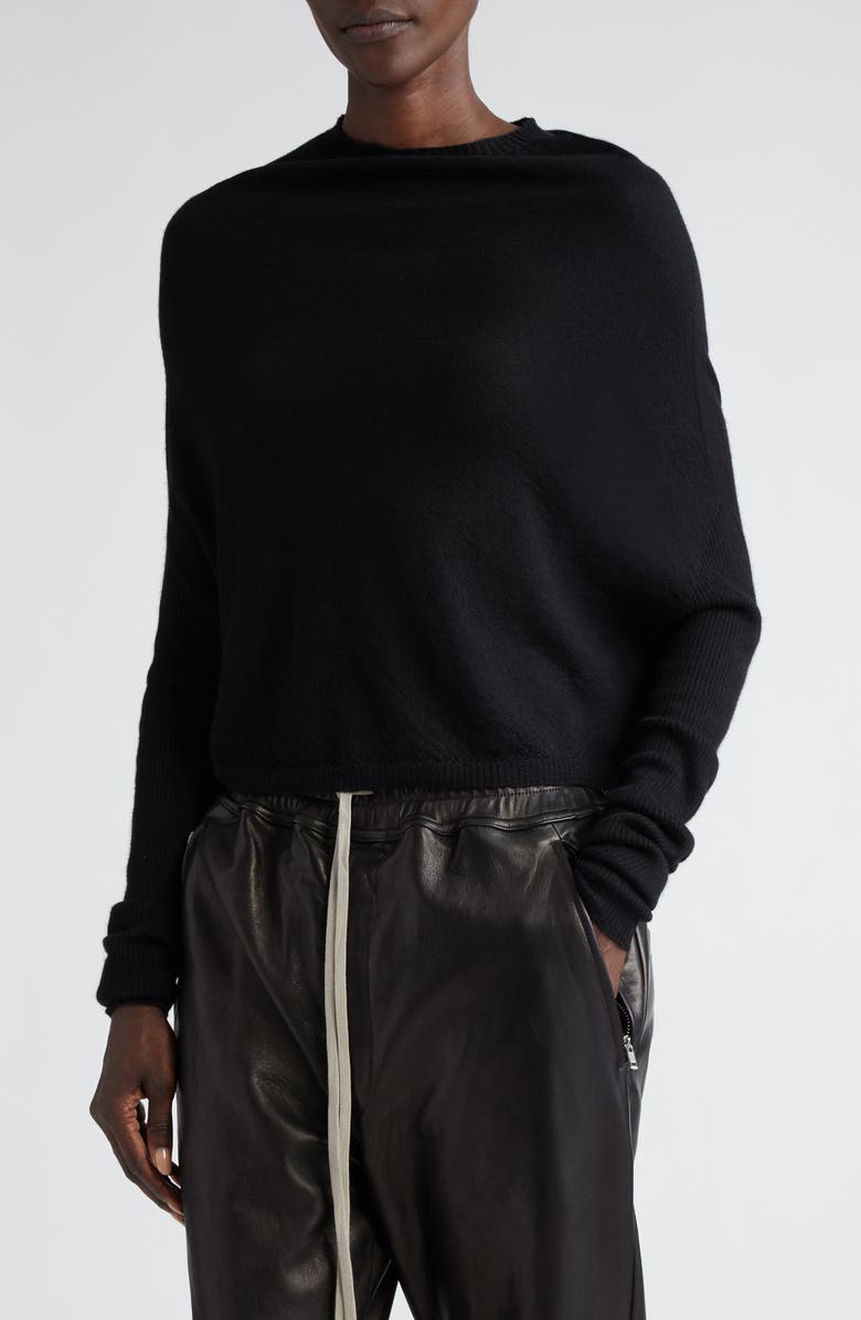 Rick Owens Crater Cashmere Sweater, Alternate, color,