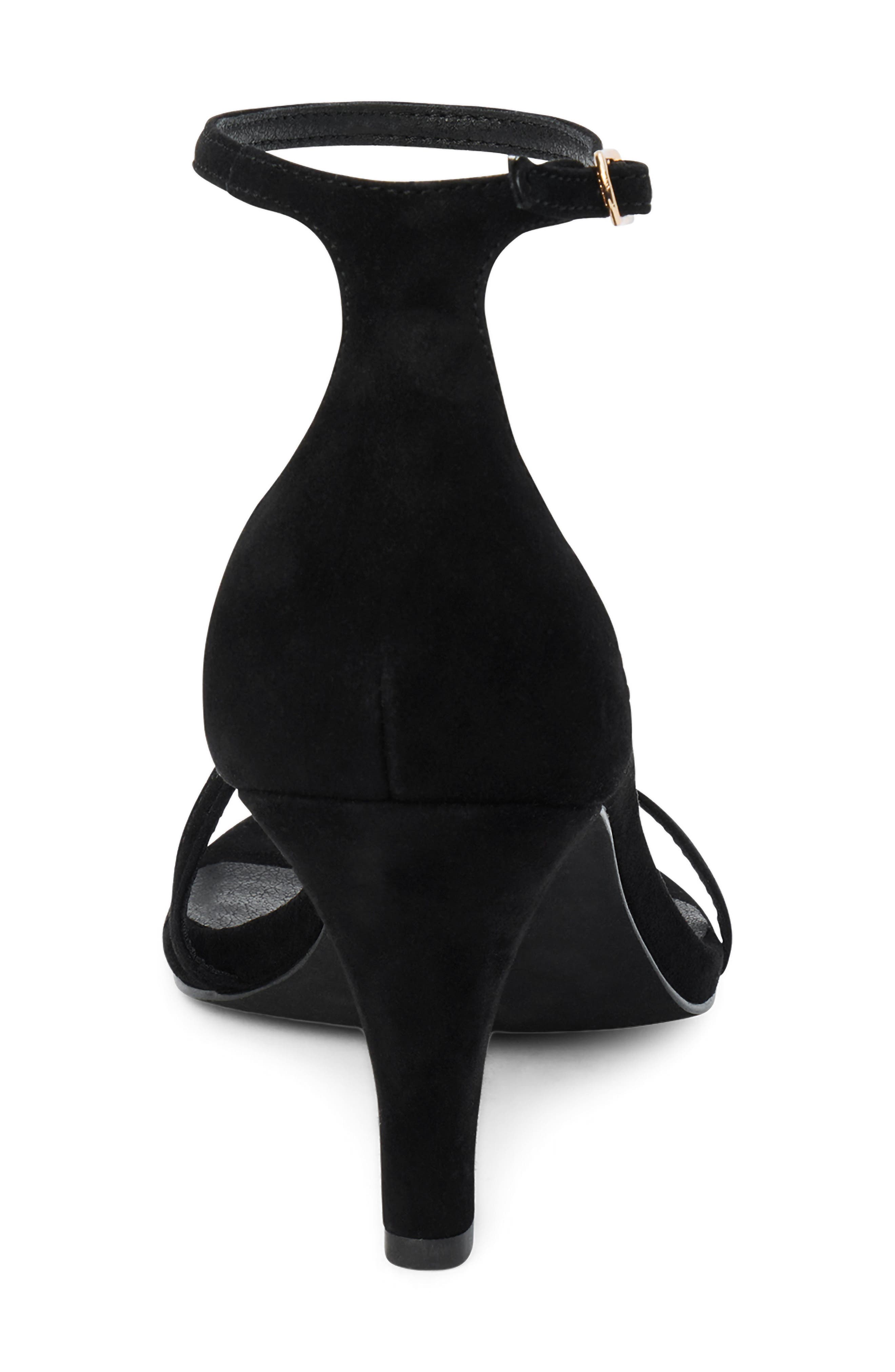 Josephine Ankle Strap Sandal, Alternate, color, BLACK