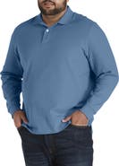 Harbor Bay by DXL Big & Tall Honeycomb Piqué Polo Shirt