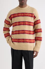 Dries Van Noten Master Stripe Alpaca & Wool Blend Sweater