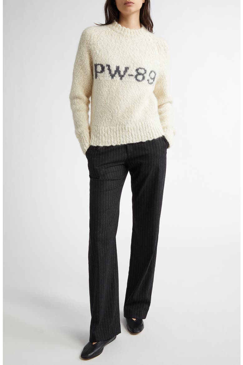 Solo Graphic Sweater, Alternate, color, ECRU