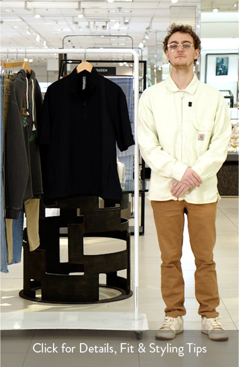 Golf Pro Short Sleeve Quarter Zip Top, sales video thumbnail