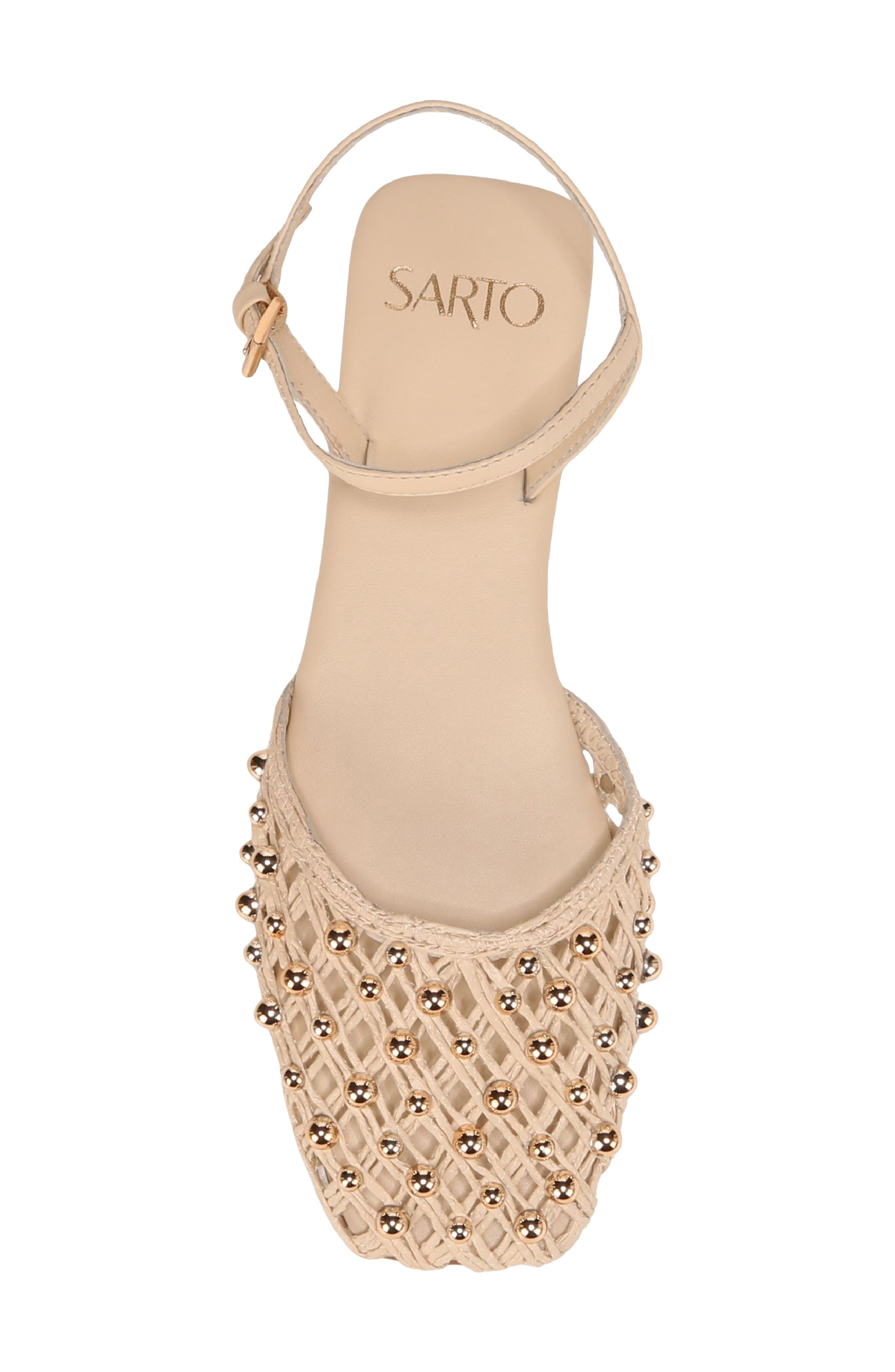 Inali Ankle Strap Flat, Alternate, color, MARSHMALLOW