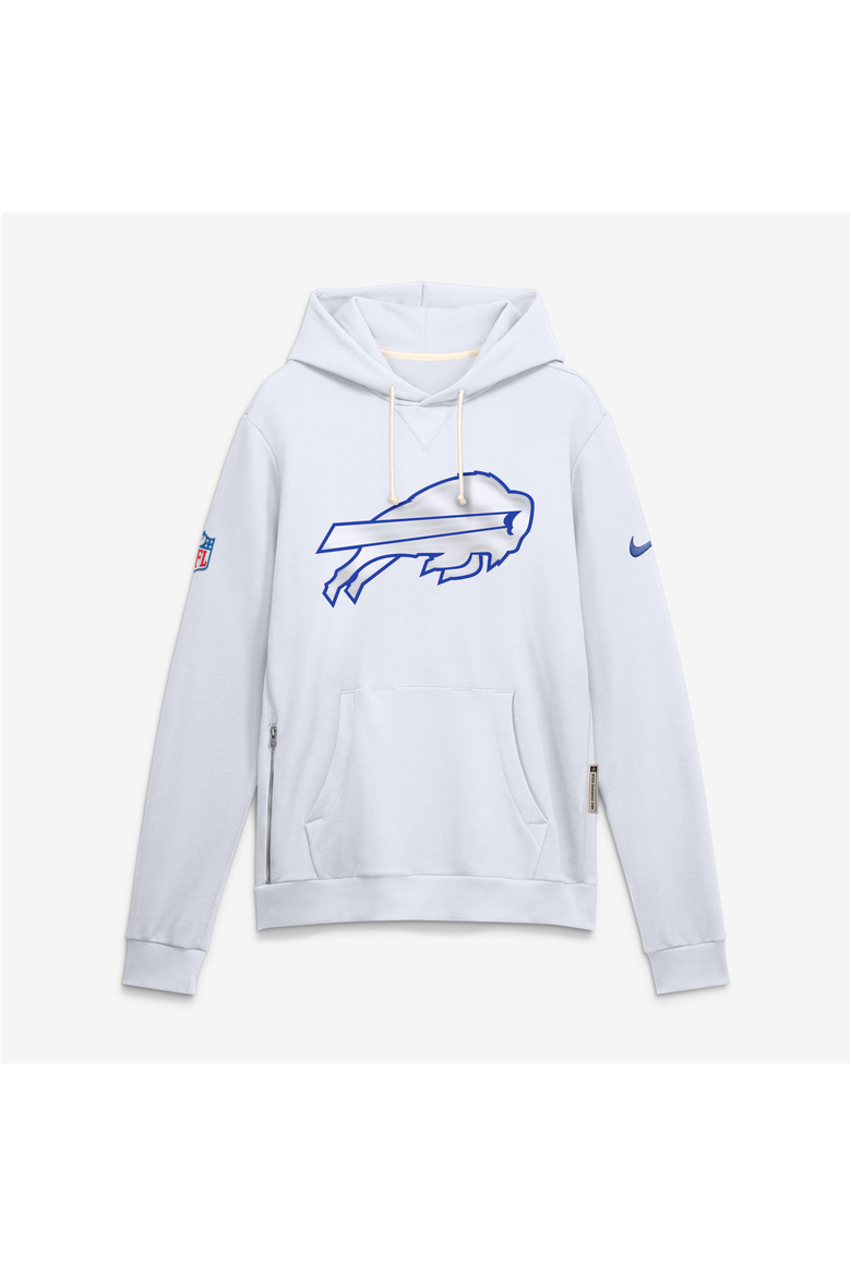 Men's Nike  White Buffalo Bills Rivalries Collection Standard Issue Sideline Pullover Hoodie, Alternate, color, White