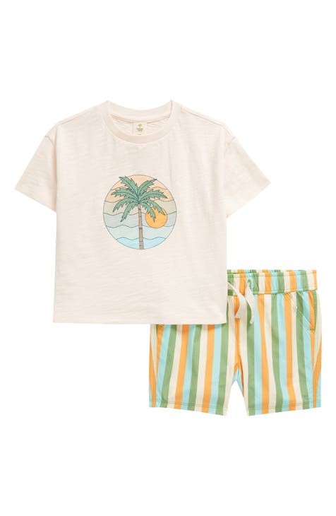 Graphic T-Shirt & Shorts Set (Baby)