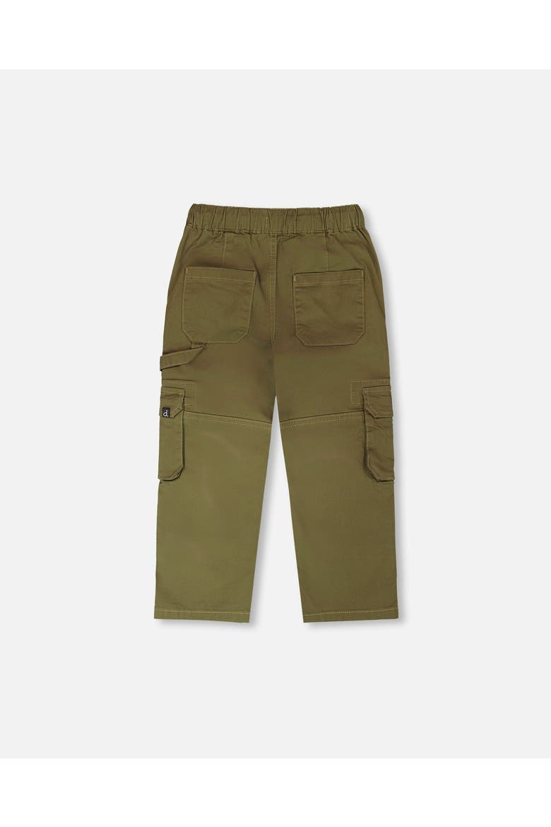 Stretch Twill Carpenter Pants, Alternate, color, Dark Khaki Green