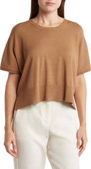 Splendid Jette Short Sleeve Crop Sweater
