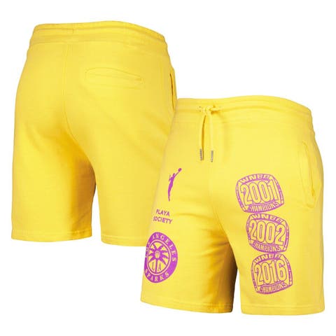 Gold Los Angeles Sparks Legacy Logo Shorts