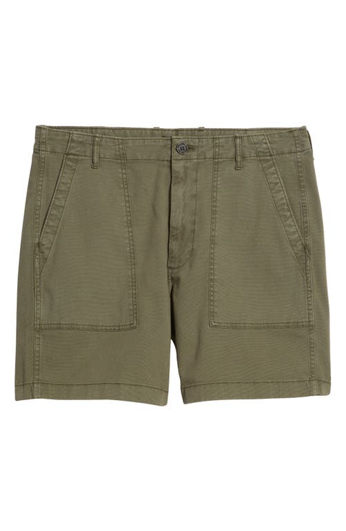 Treasure & Bond Stretch Organic Cotton Shorts In Green