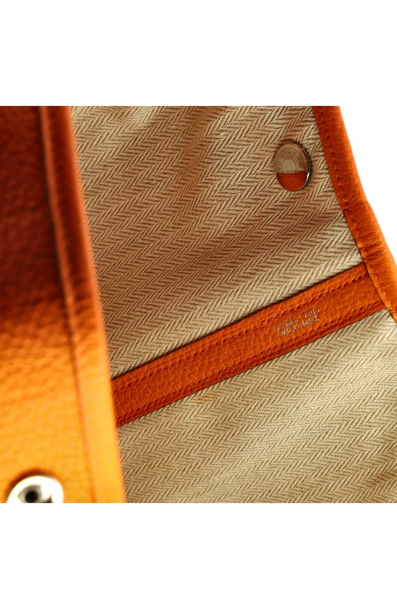 Pre-Owned Hermes Garden Party Tote Leather 36, Alternate, color, Orange H