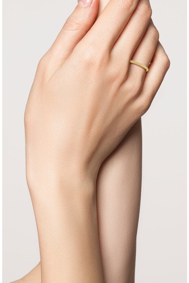 14k Gold Over Sterling Silver Twist Band Ring, Alternate, color, GOLD