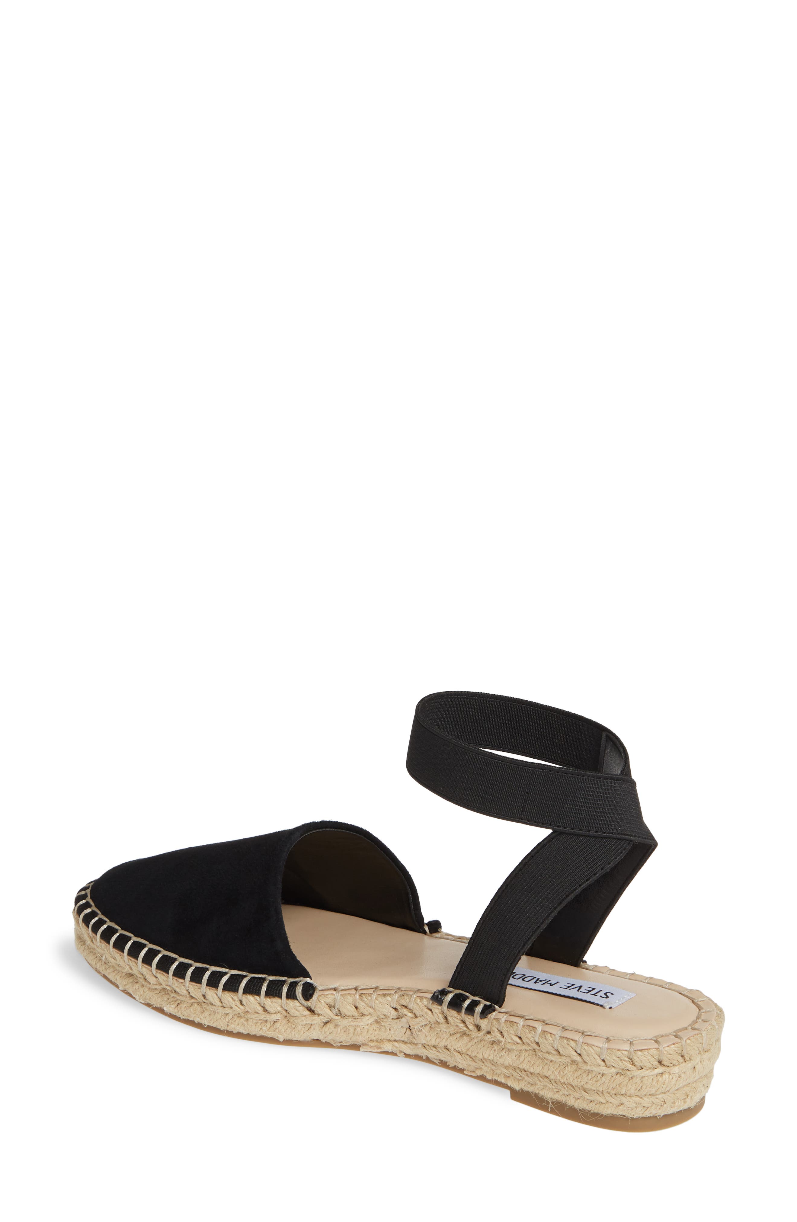 Moment Strappy Espadrille Sandal, Alternate, color, BLACK SUEDE