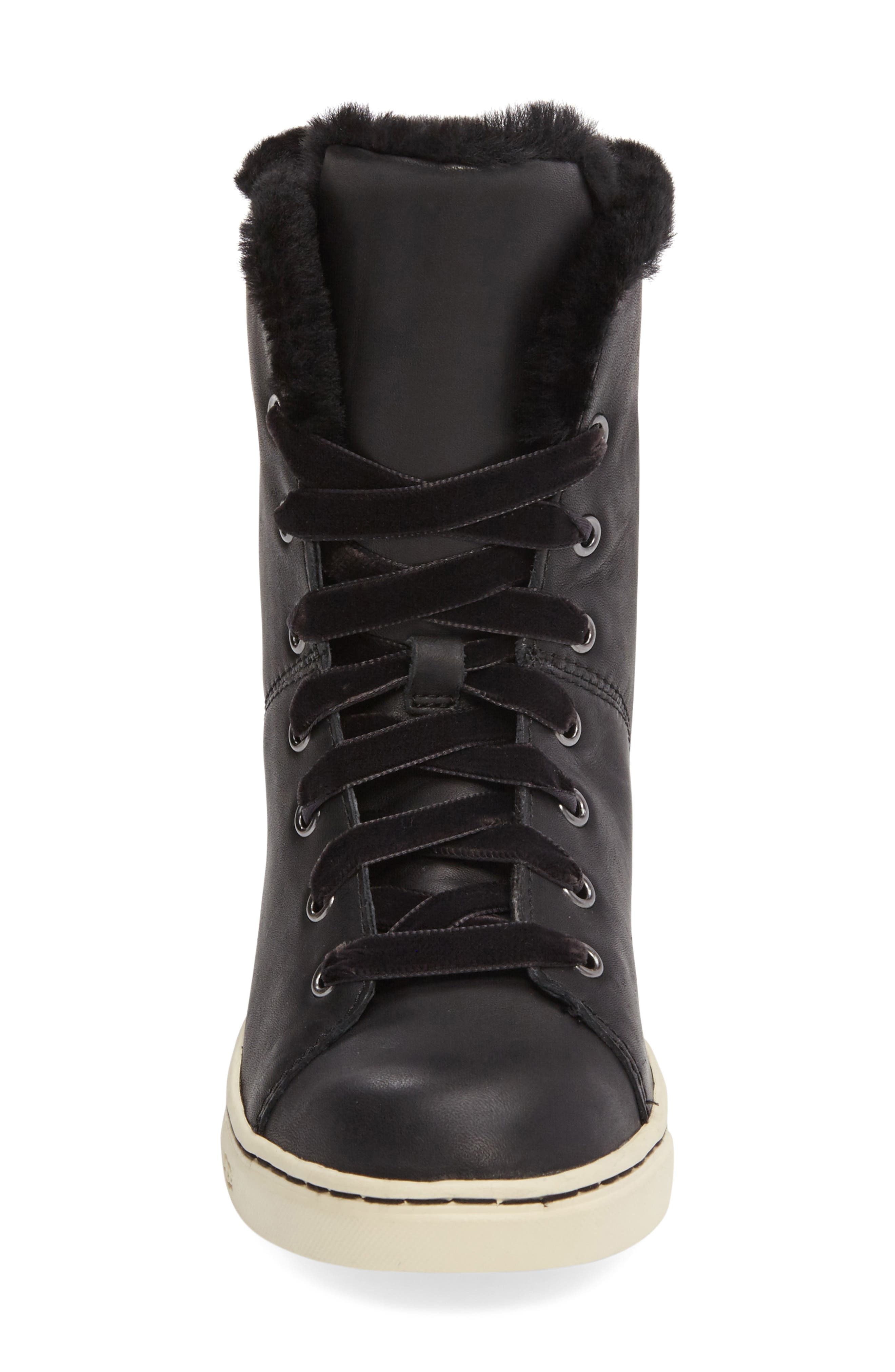 UGG<sup>®</sup> Croft Exotic Velvet Sneaker, Alternate, color, 