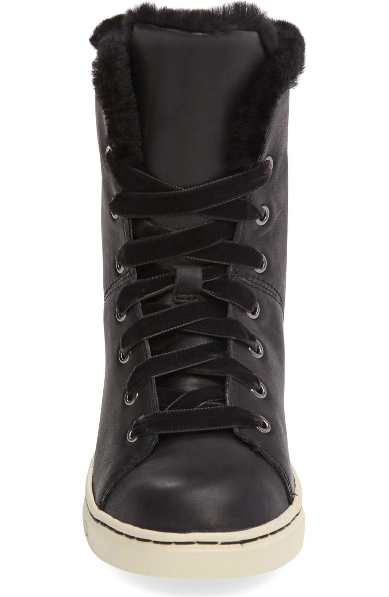 UGG<sup>®</sup> Croft Exotic Velvet Sneaker, Alternate, color,