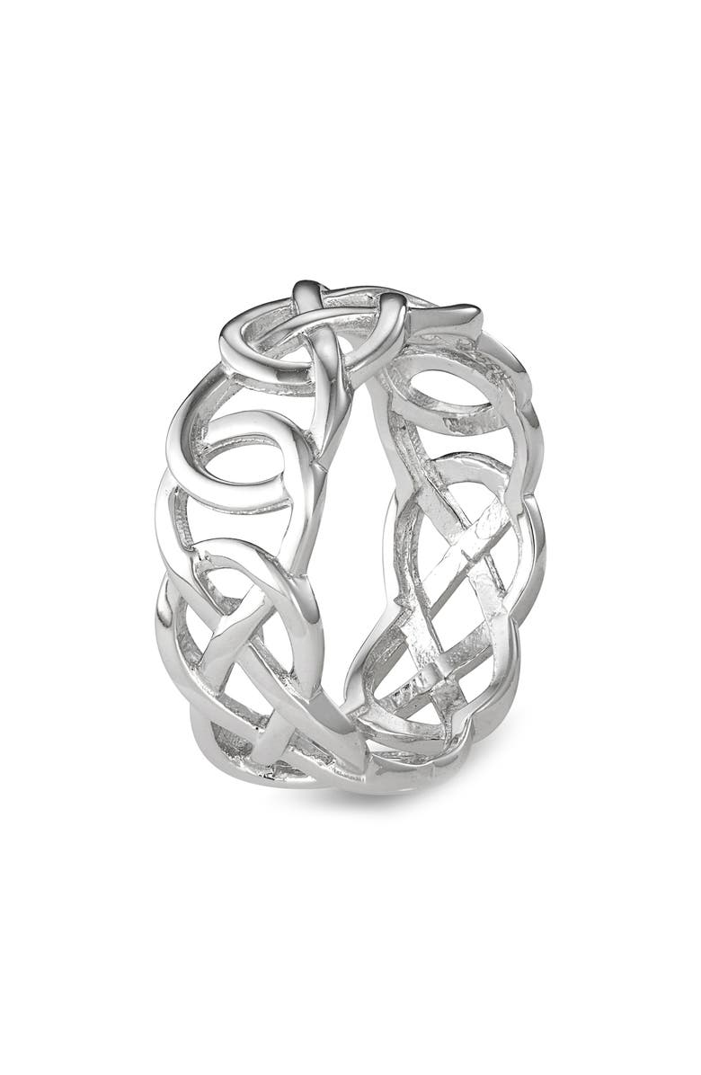 FZN Sterling Silver Band Ring, Alternate, color, Silver