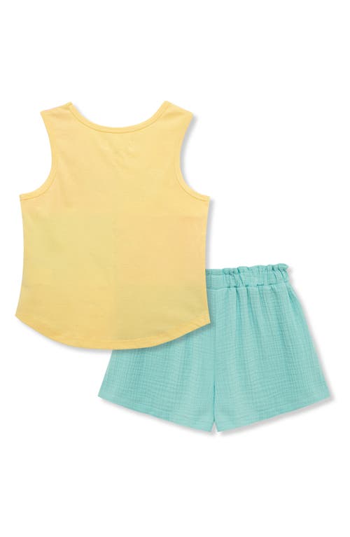 Peek Aren't You Curious Kids' Growing Flowers Tank & Gauze Shorts Set