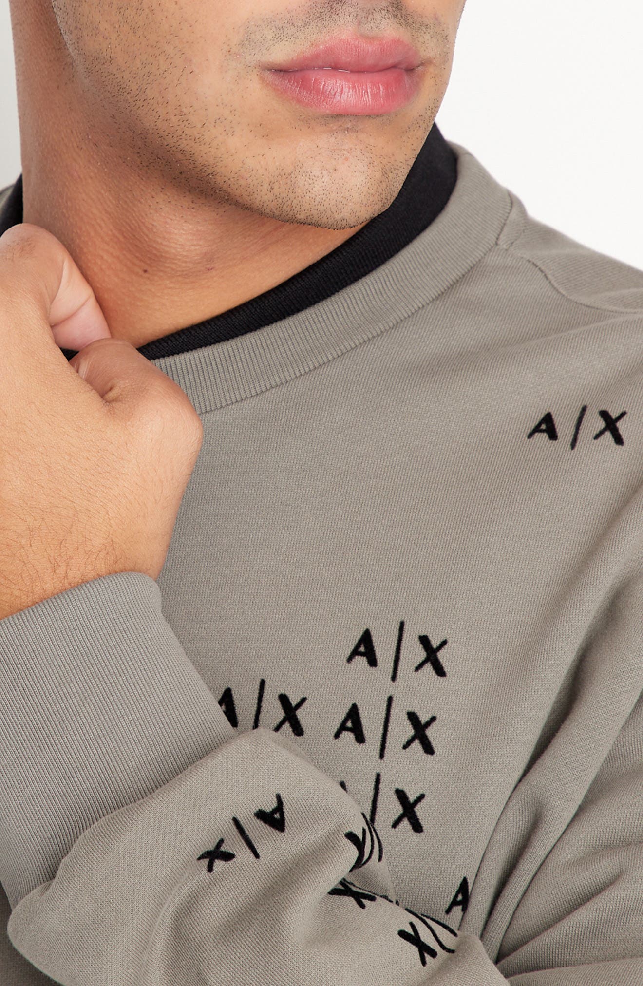 Armani Exchange Scatter Icon Logo Sweatshirt (Men) | Nordstrom