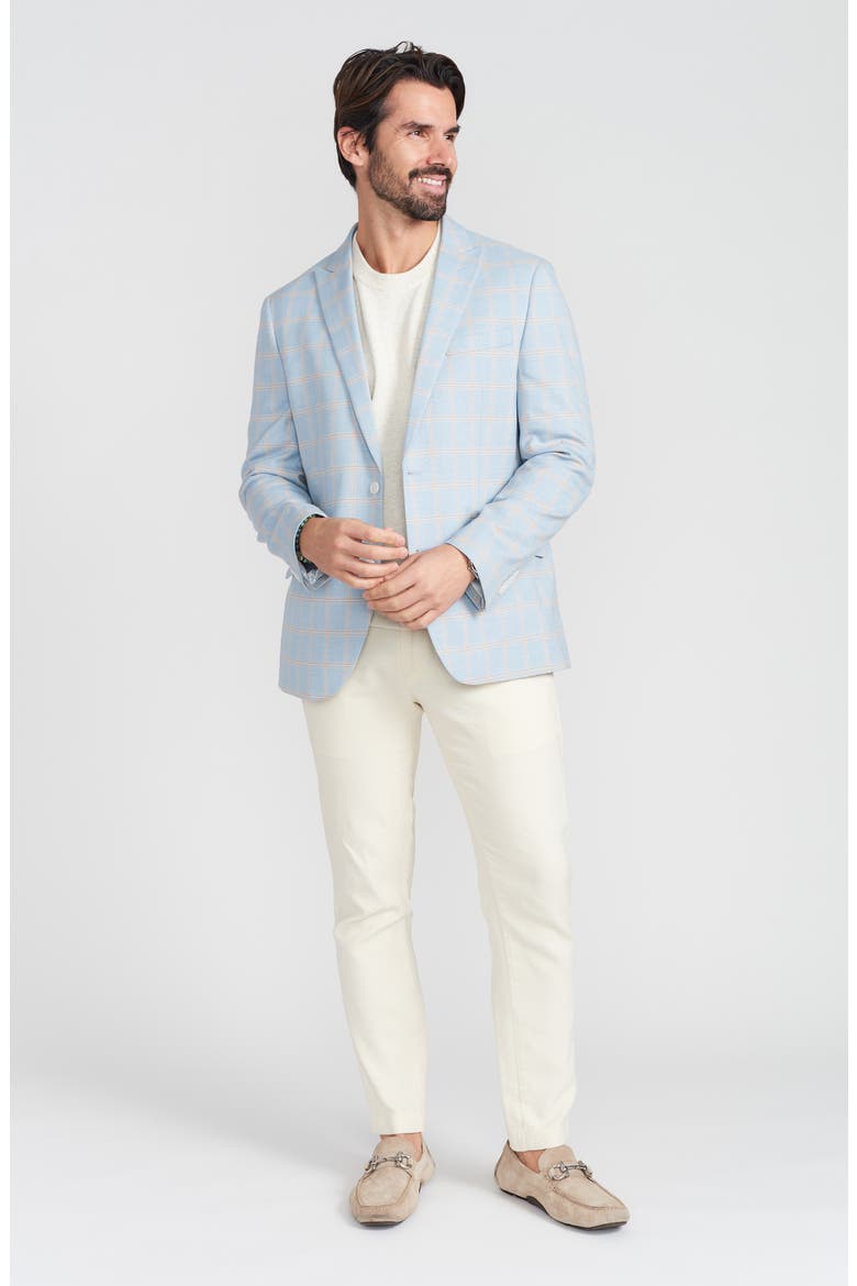 Blue Plaid Sport Coat, Alternate, color, BLUE