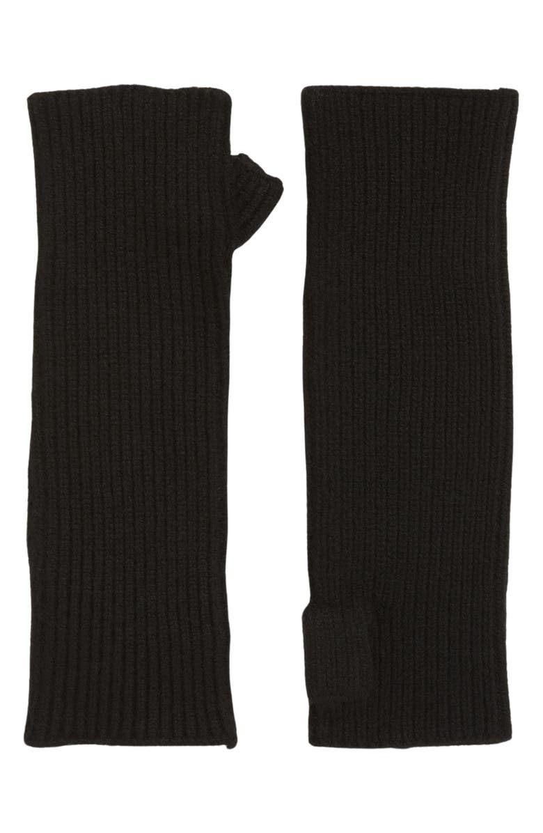 Vince Boiled Cashmere Fingerless Gloves, Main, color, 
