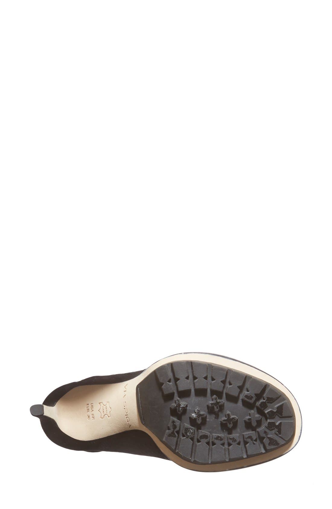 'Tasa' Sandal (Nordstrom Exclusive), Alternate, color, BLACK SUEDE