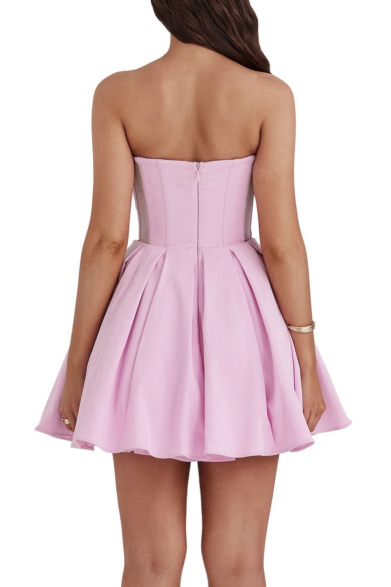 Mar Strapless Corset Fit & Flare Minidress, Alternate, color, PIROUETTE