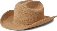 Brixton Odessa Packable Straw Cowboy Hat