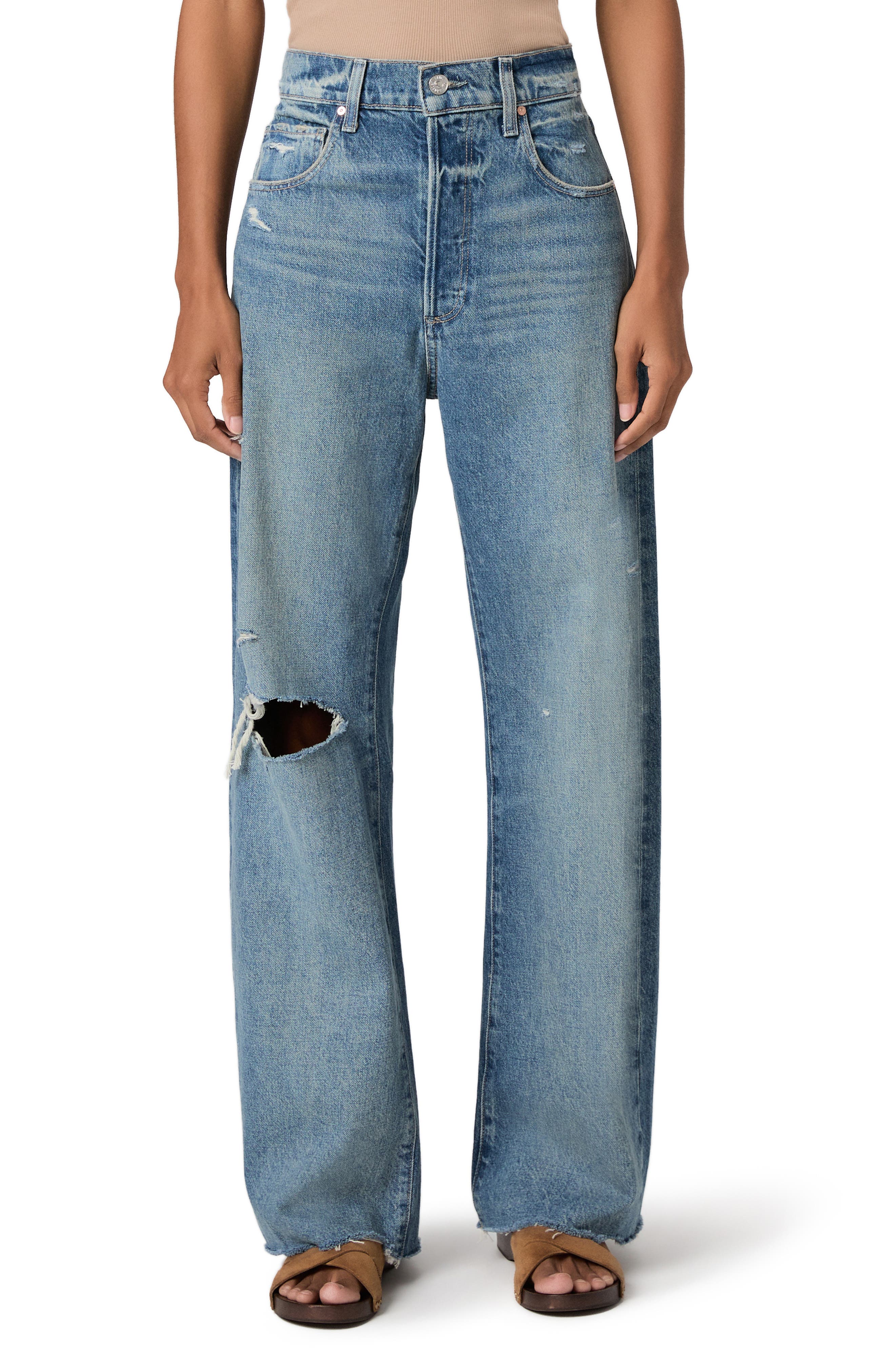 selected TERAZZO DESTRUCTED CHEW HEM