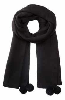 After Party Pompom Baby Alpaca Blend Scarf