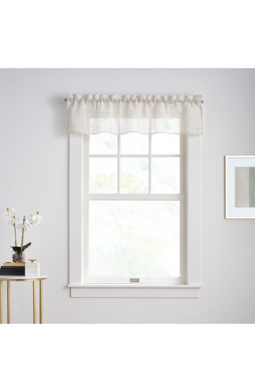 Dkny Classic Sheer Valance In Linen