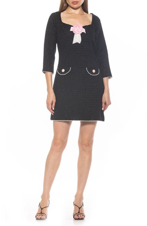 Dianys Tweed Shift Mindress