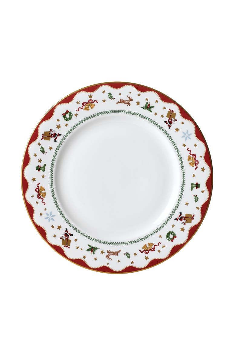 My Noel Dinner Plate, Main, color, White