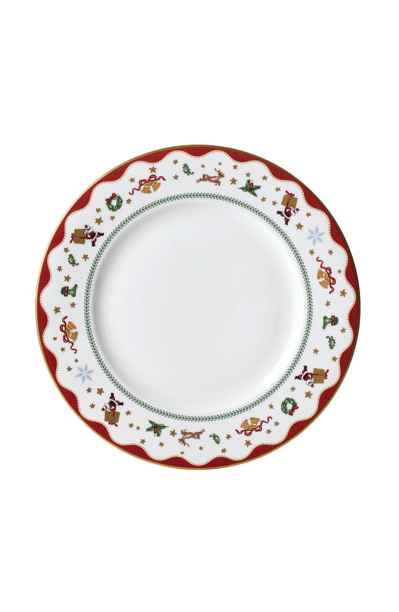 Prouna My Noel Dinner Plate, Main, color, White