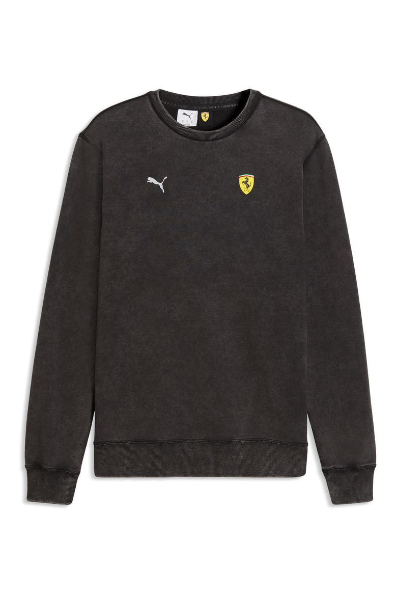 Ferrari Graphic Sweatshirt, Main, color, PUMA BLACK