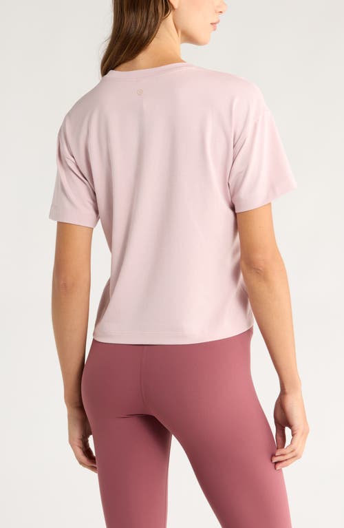 Zella New Take Crewneck T-shirt In Pink