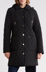 Michael Kors Quilted A-Line Coat