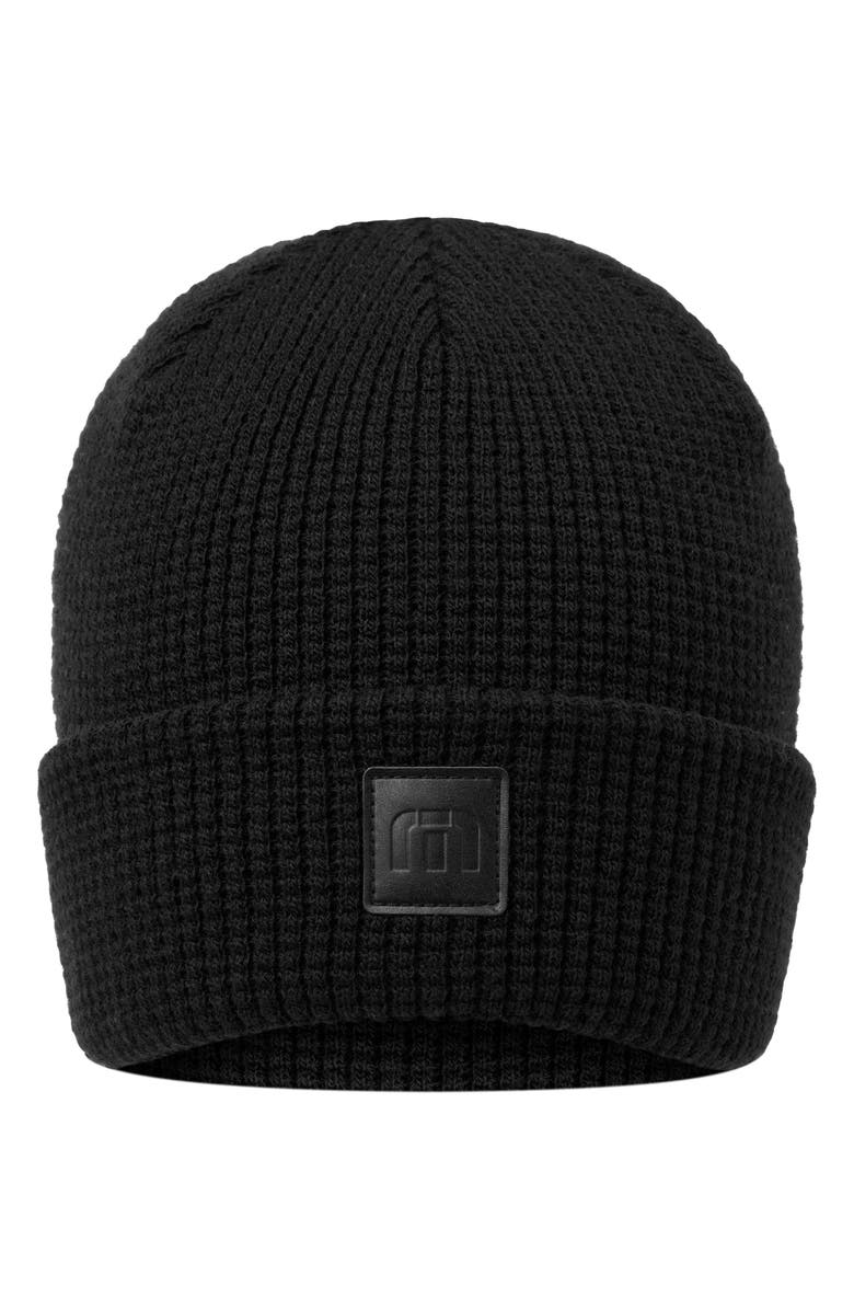 TravisMathew Cloud Waffle Beanie, Main, color, 