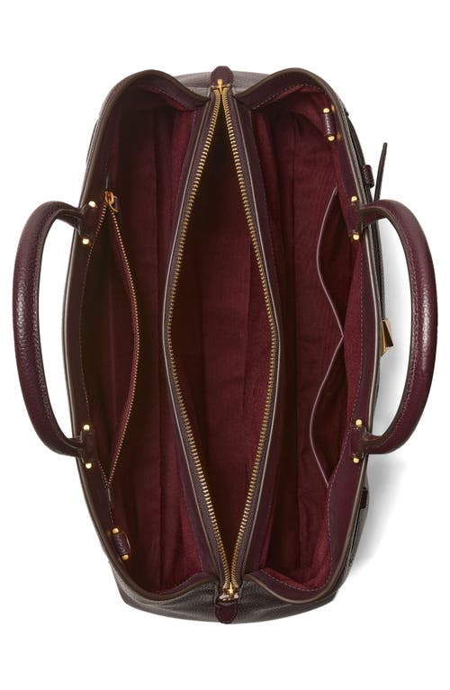 Kate Spade New York Large Deco Pebble Leather Satchel