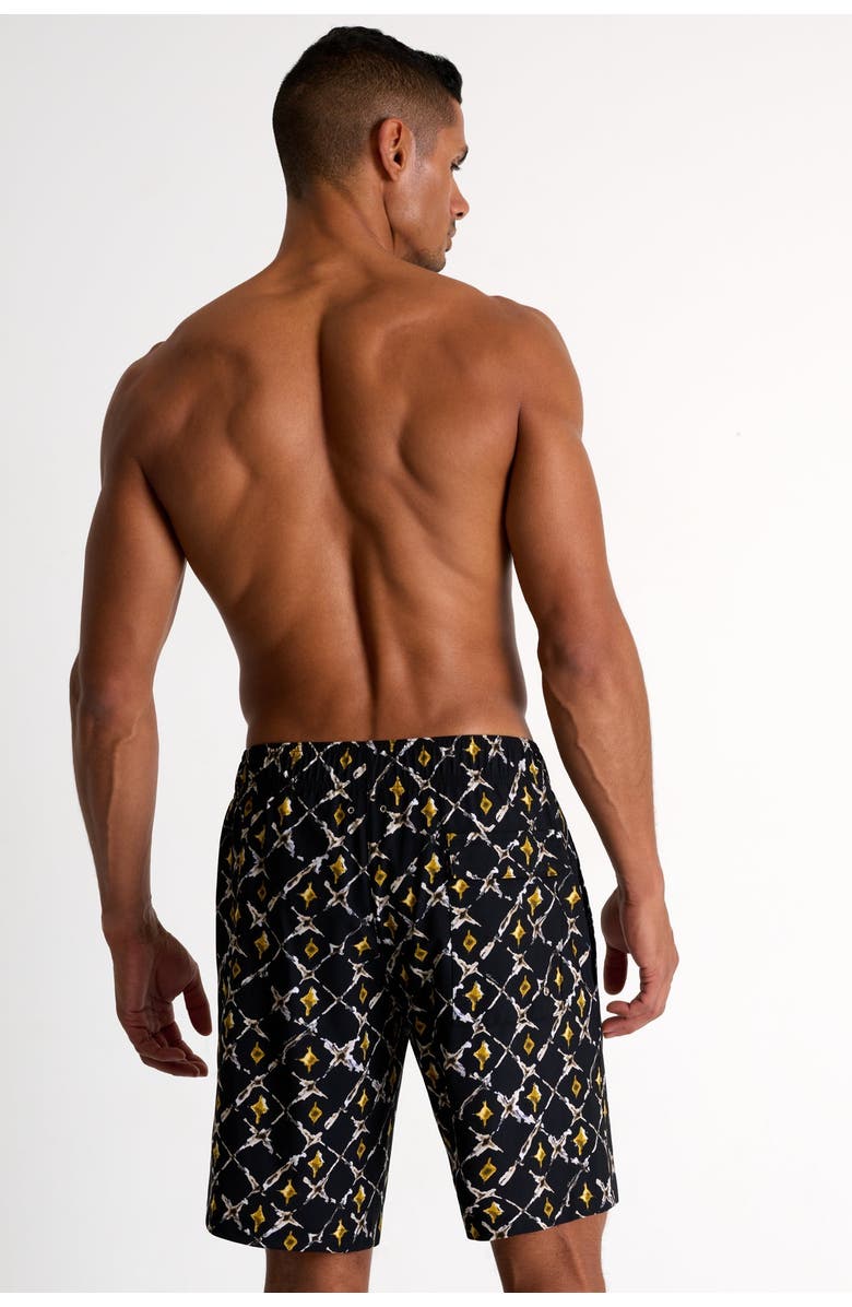 SHAN Long fit stretch swim trunks, Alternate, color,
