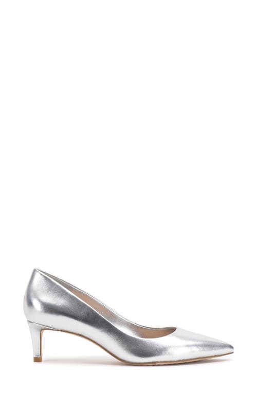 Vince Camuto Kehlia Pointed Toe Pump In Lux Silver