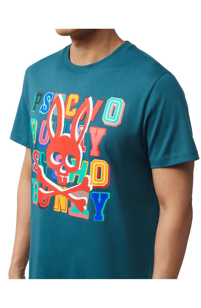 Psycho Bunny Fulton Cotton Graphic Tee, Alternate, color, 