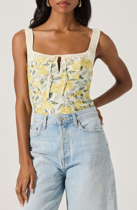 Floral Milkmaid Top