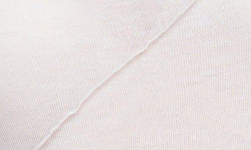 Marcella Melody Ruffle Seam Semisheer Jersey Top In Mist