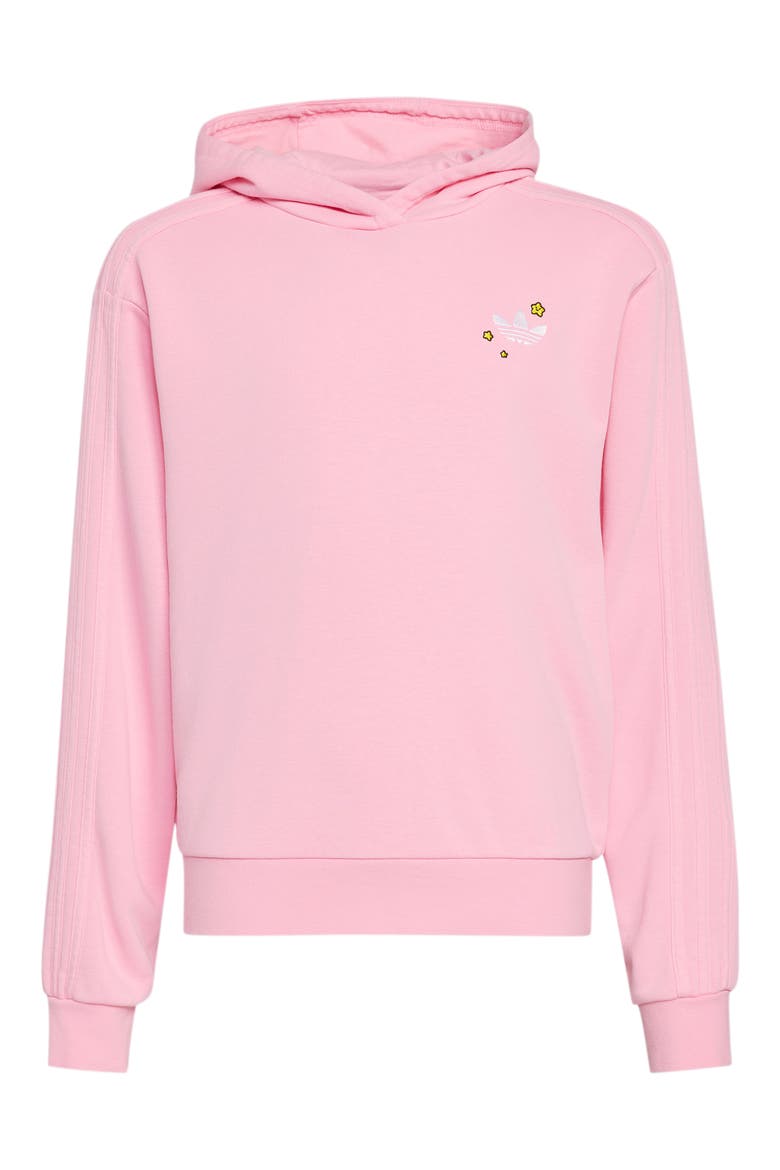 Kids' Originals Star Graphic Crop Hoodie, Main, color, LIGHT PINK