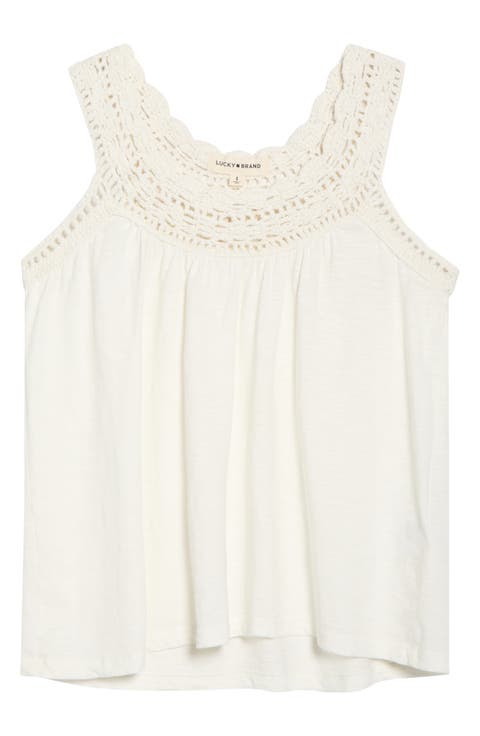 Crochet Trim Swing Tank